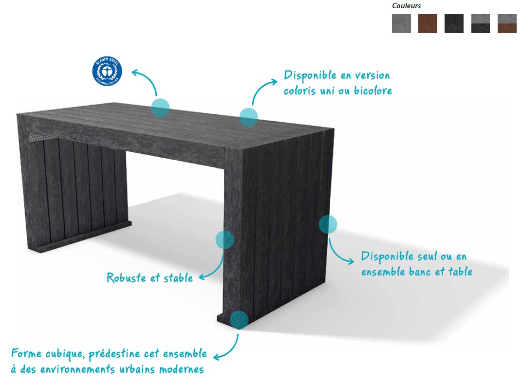 Table pique-nique Cascara 5